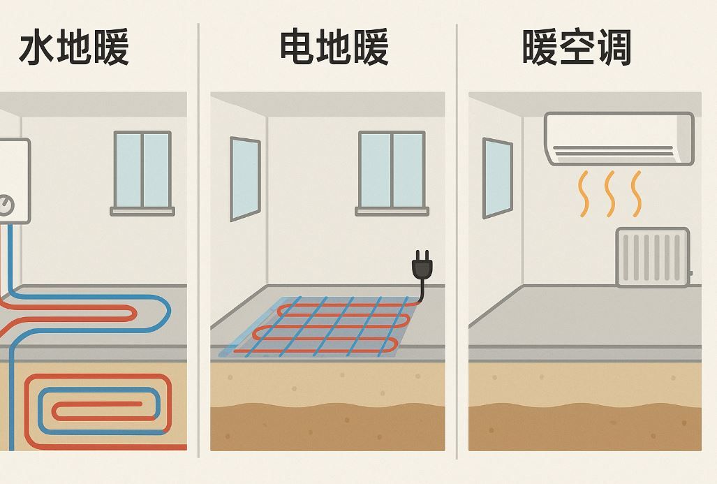地暖怎麼挑最划算？三種地暖系統效果、舒適度與耗電量全面比較